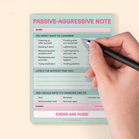 Passive Aggressive Note Pad - Pastel