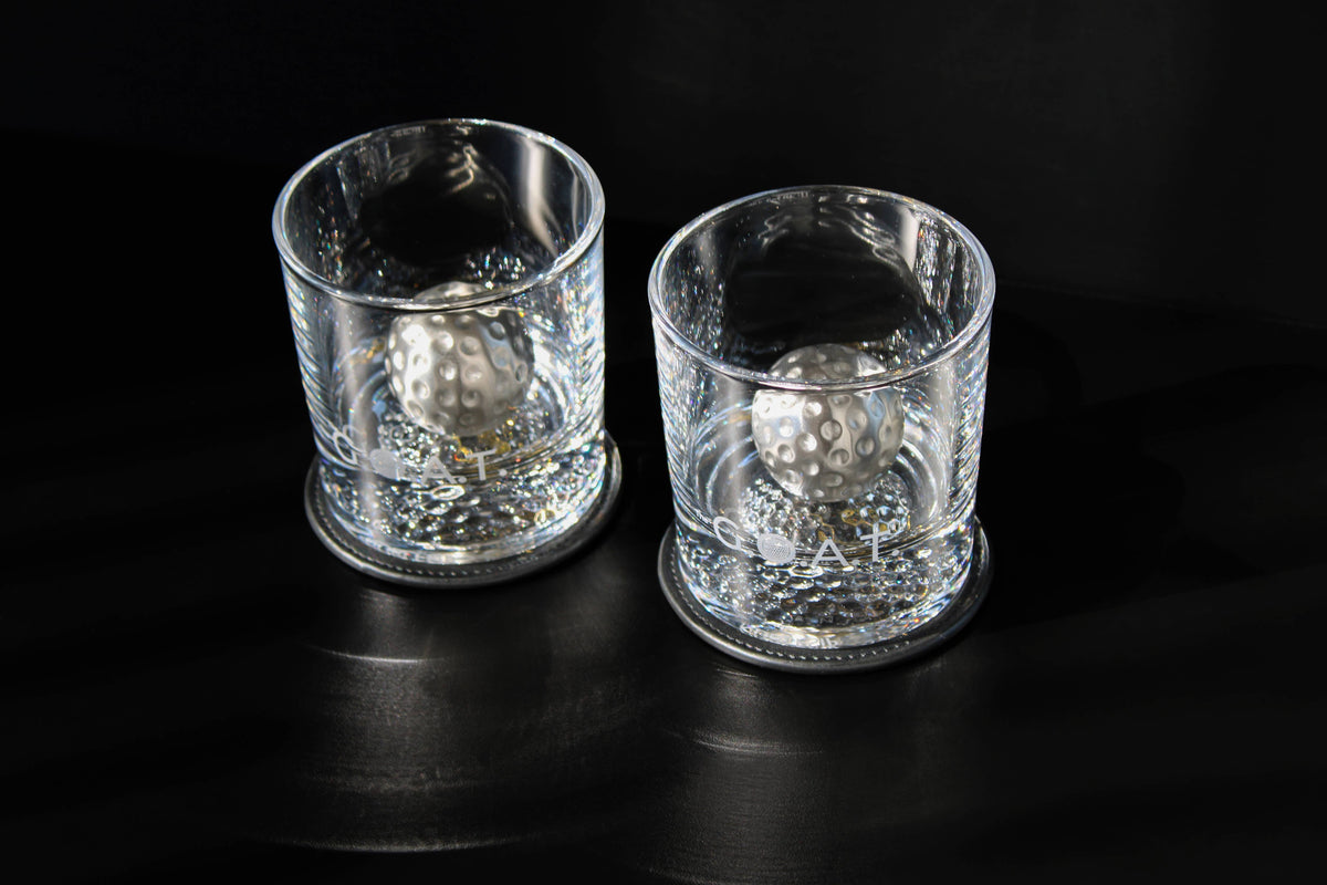 Whiskey GOLF Glasses Full Set, New NOBLESIP Premium Gift Box