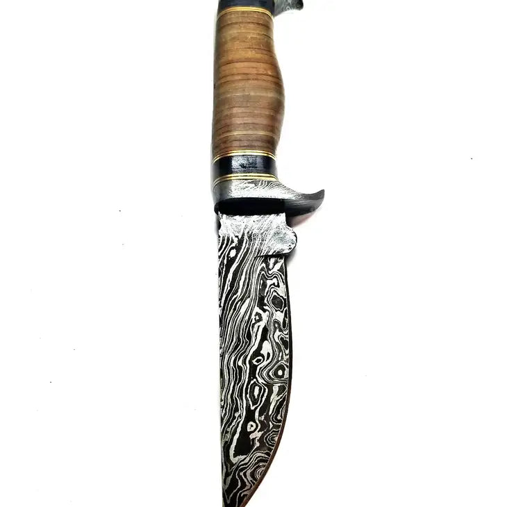 Leather Handle Hunting Knife - Titan Int.