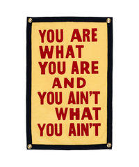 You Are What You Are Camp Flag • John Prine x Oxford Pennant