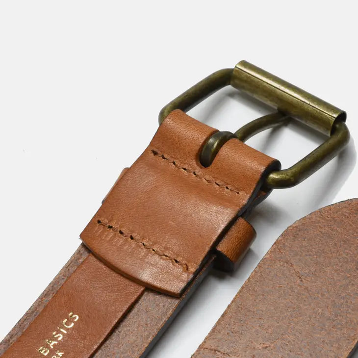 Leather Belt Tan - Curated Basics