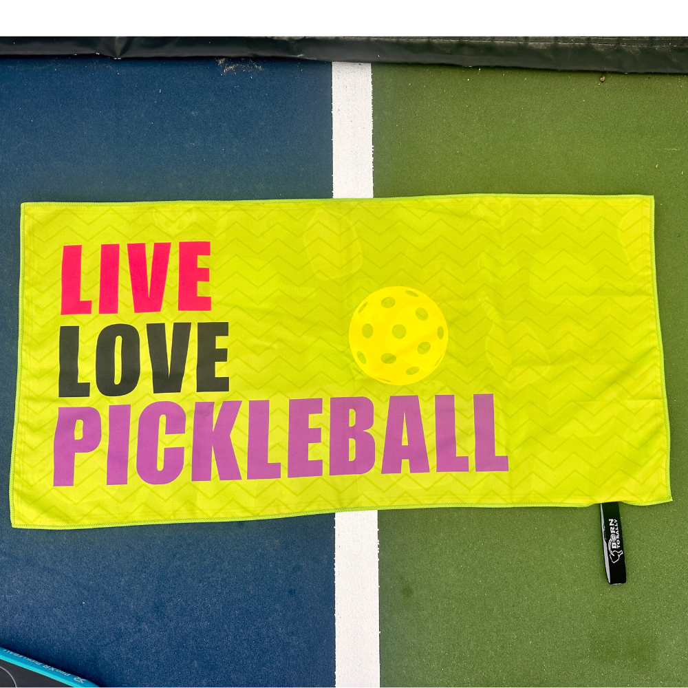 Born to Rally Pickleball Towel