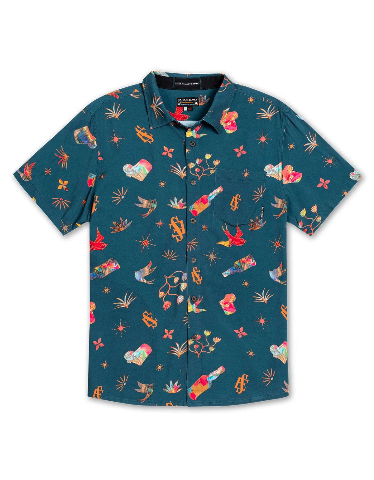 El Sativo Tequila Nighthawk Button Up