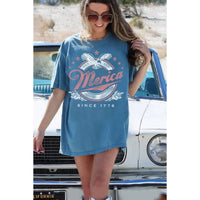 MERICA OVERSIZED GRAPHIC TEE