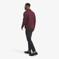 ProFlex Quarter Zip - Burgundy Heather - Mizzen and Main