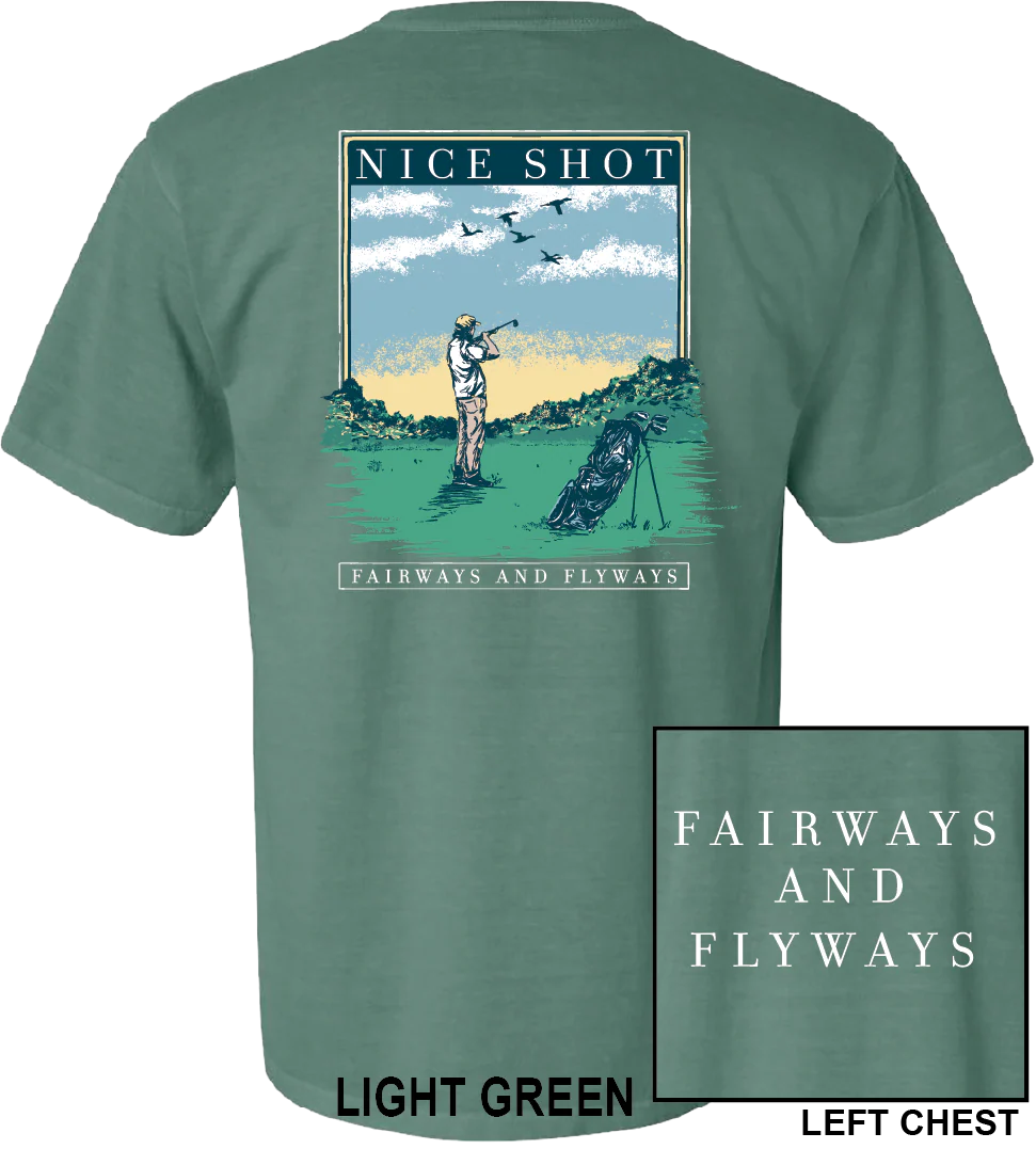 Nice Shot Light Green T-Shirt - XL
