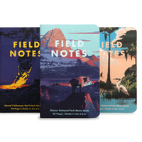 Field Notes - National Parks- Set of 3