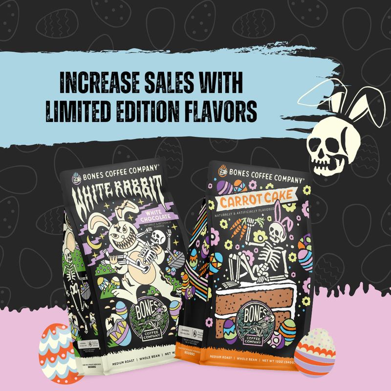 White Rabbit Easter Flavored Coffee | 12oz | Ground & Whole