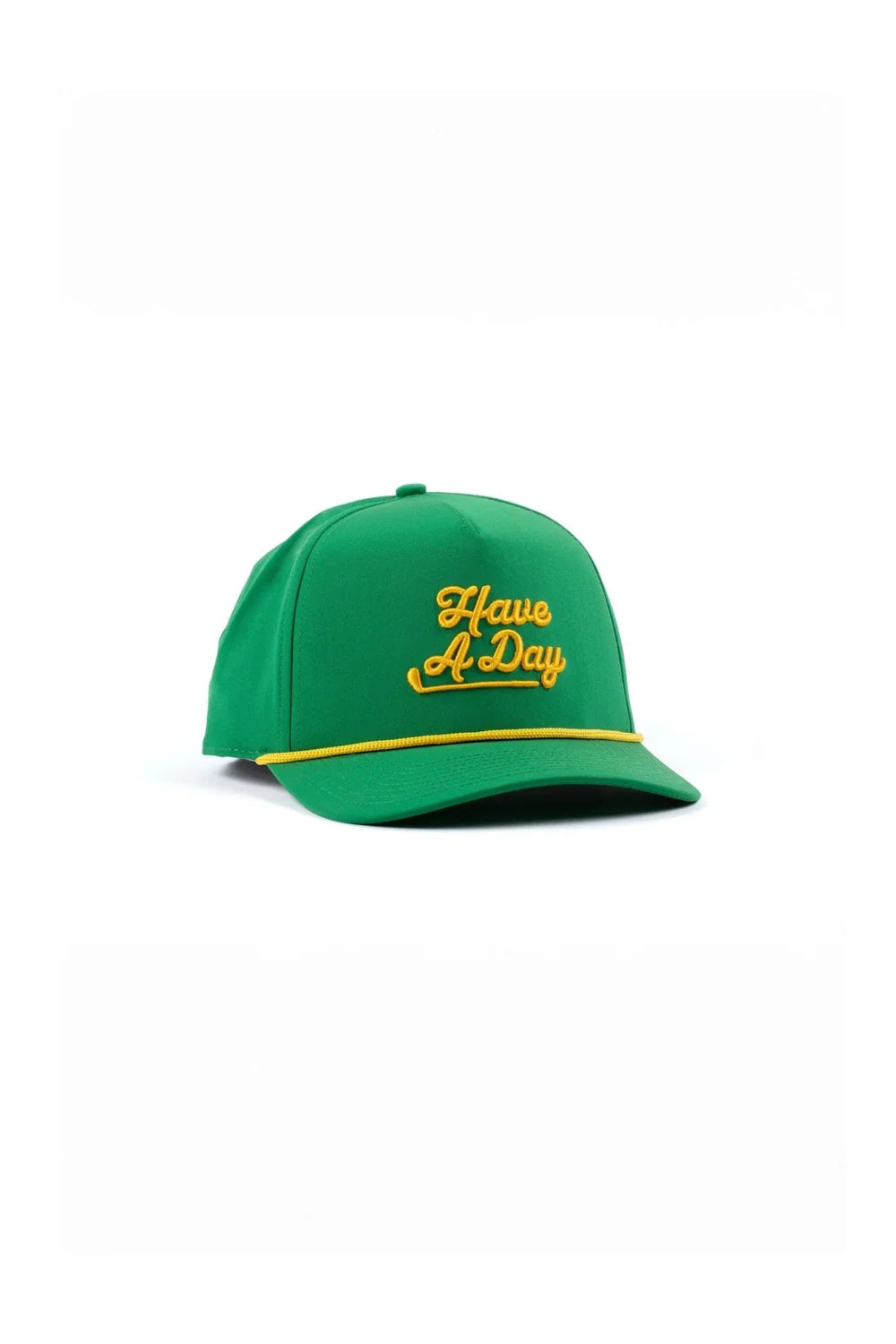 Have a Day Green Rope Hat