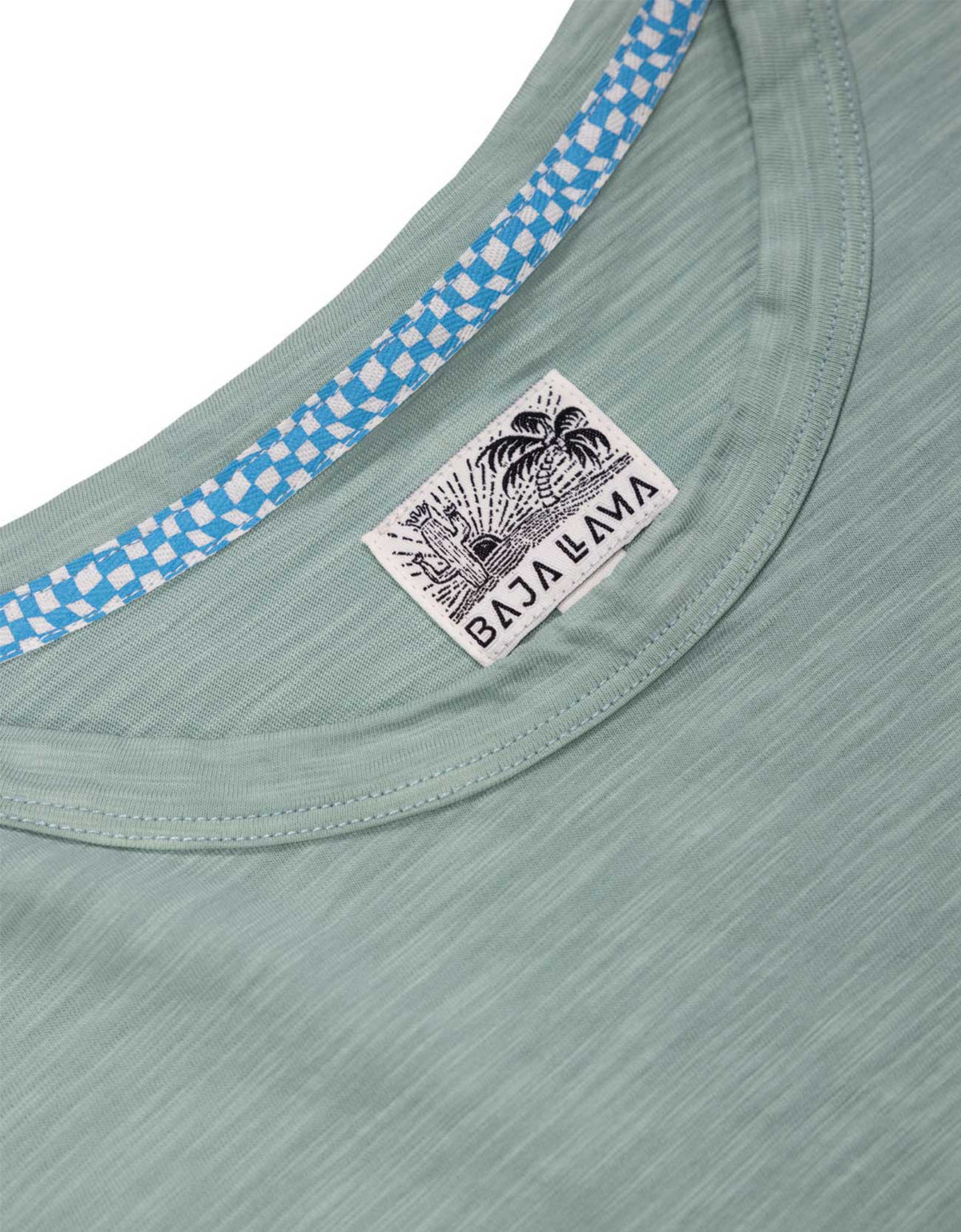 Sage Green Pima Tee - Baja Llama