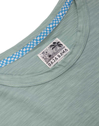 Sage Green Pima Tee - Baja Llama