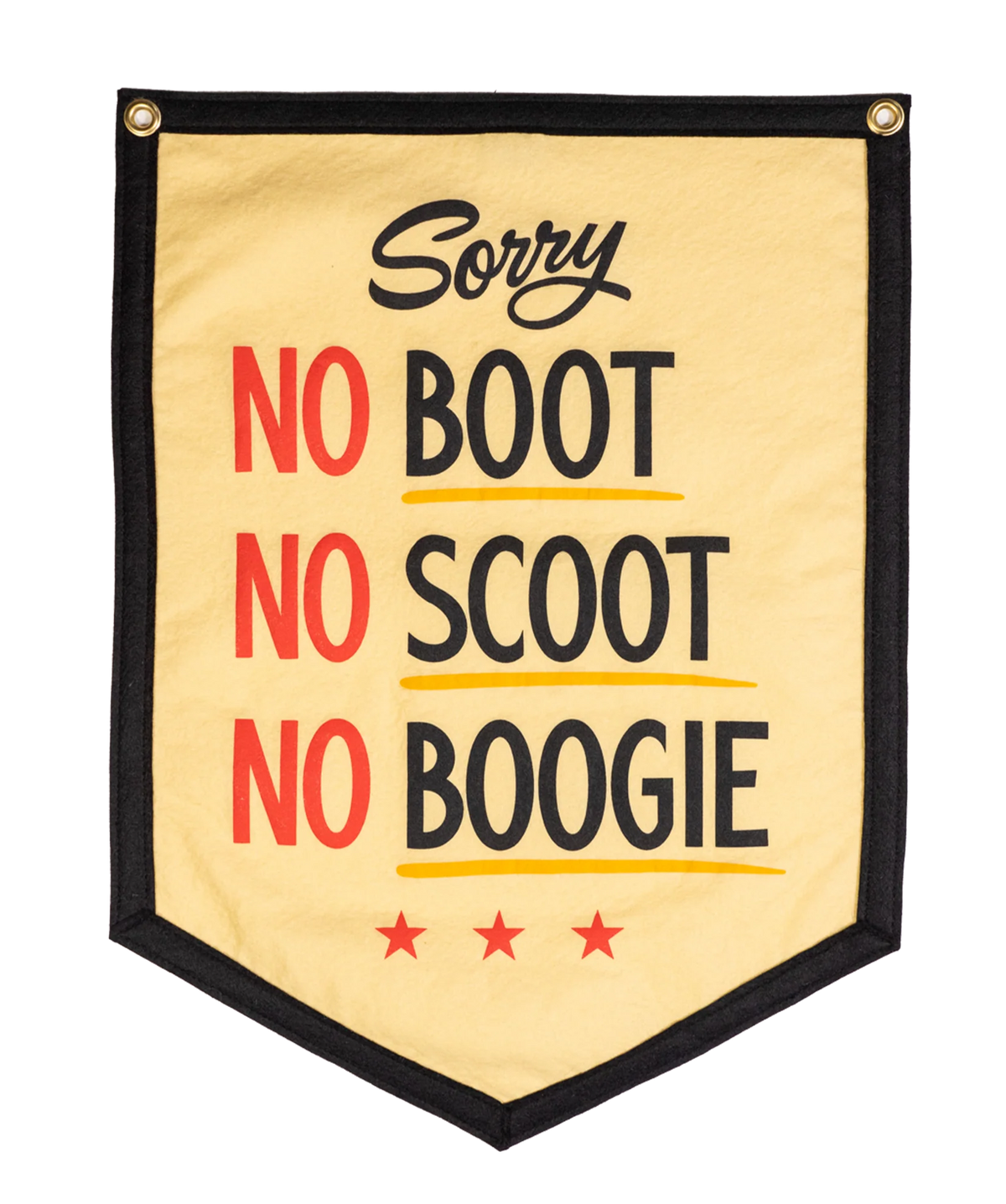 No Boot, No Scoot, No Boogie