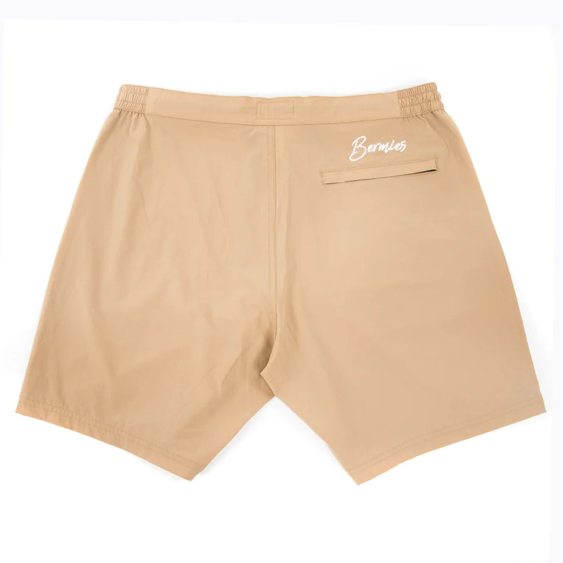 Khaki Persh Short- Bermies