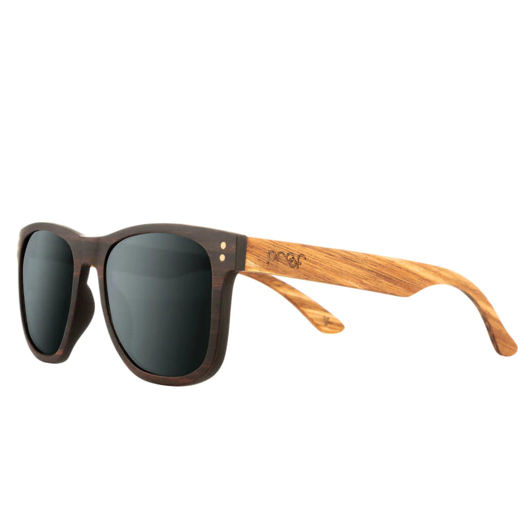 Ontario Wood-Ebony Zebra- Proof Eyewear