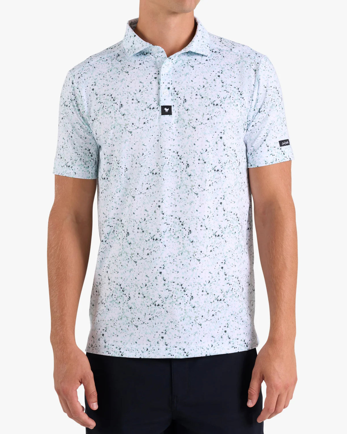 Core Polo - Paint Splatter Green
