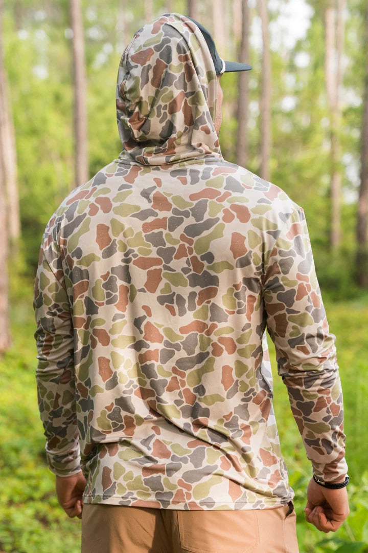 Performance Hoodie - Driftwood Camo -  Burlebo