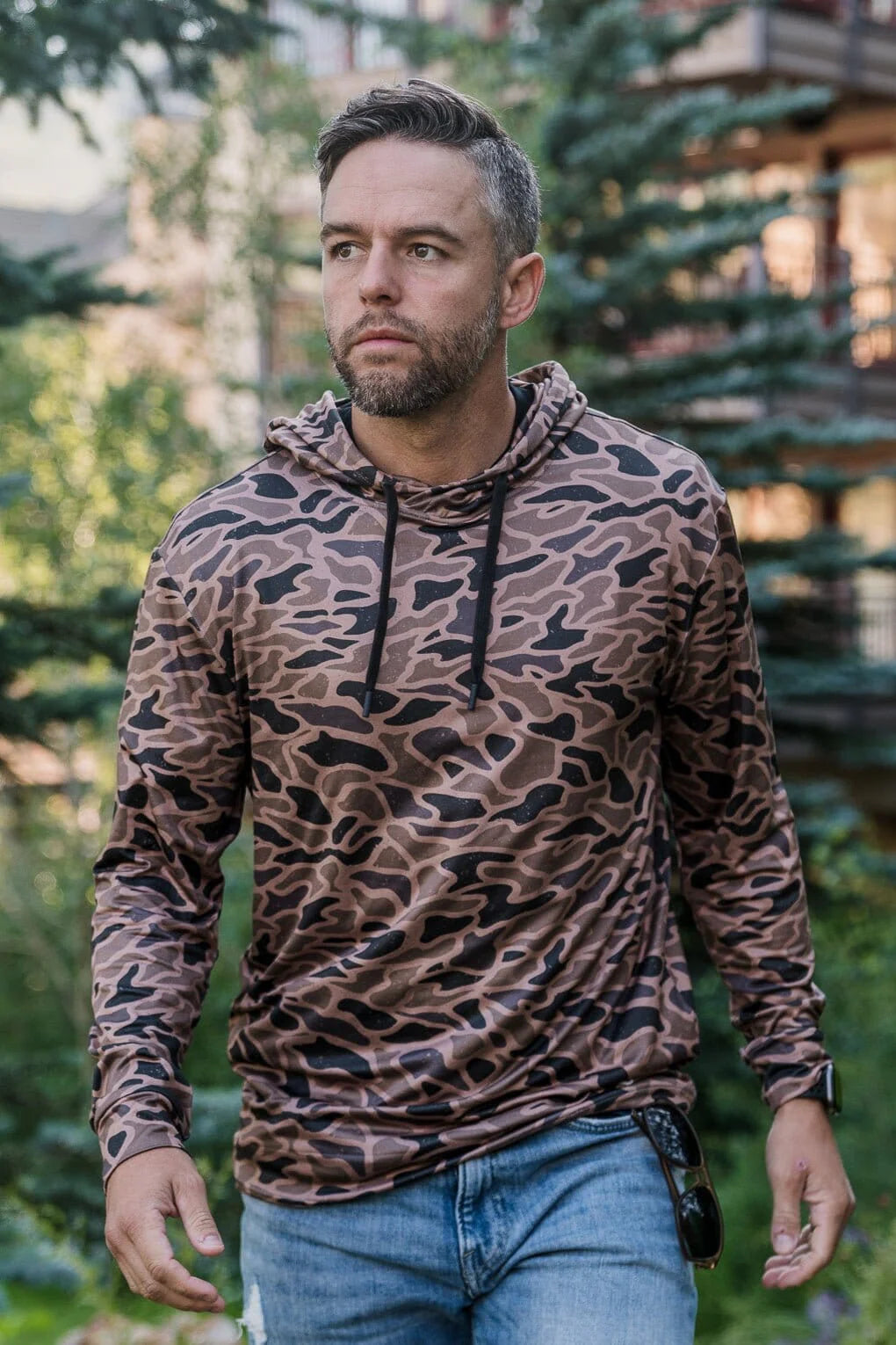 Performance Hoodie-Gauge Camo-Burlebo