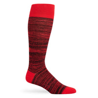 Red/Black Marl Dress Socks - Dead Soxy