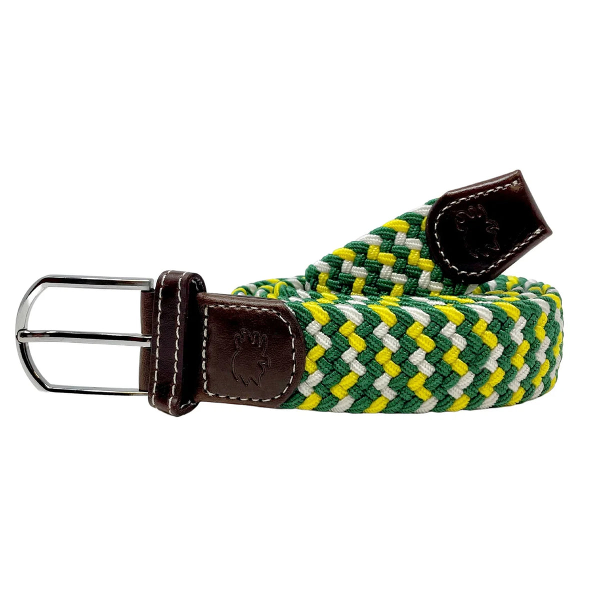 The Patron Tri-Color Woven Stretch Belt - Roostas