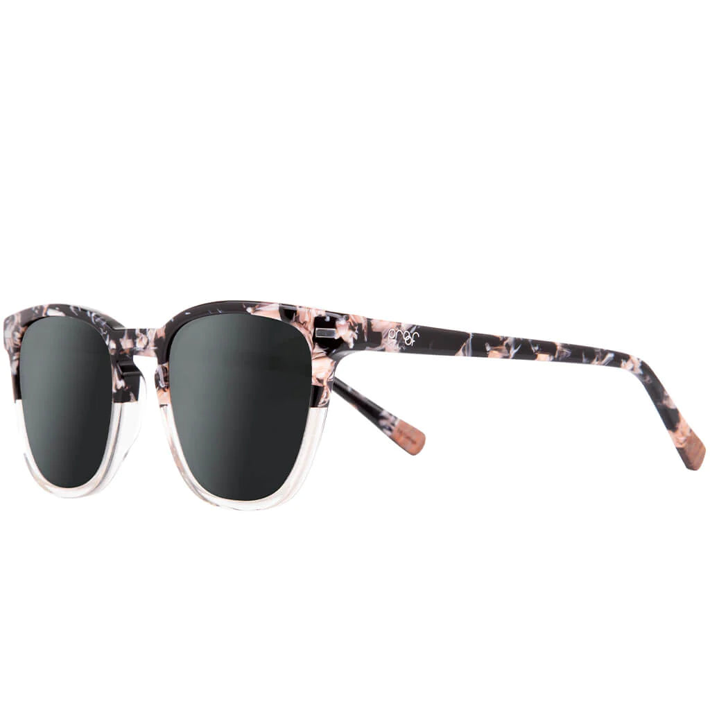 Sage Acetate-Floral Clear Split - Proof Eyewear