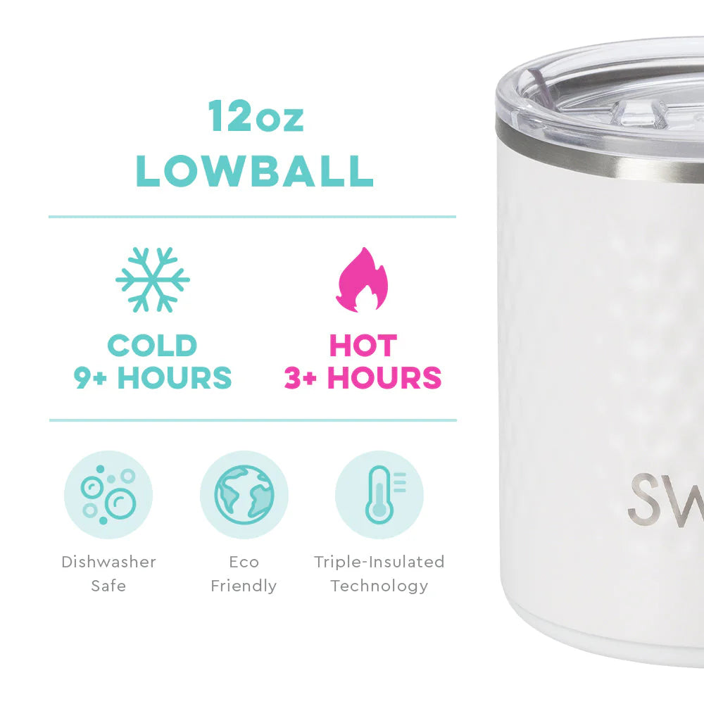 Lowball Tumbler 12 oz - Golf Ball