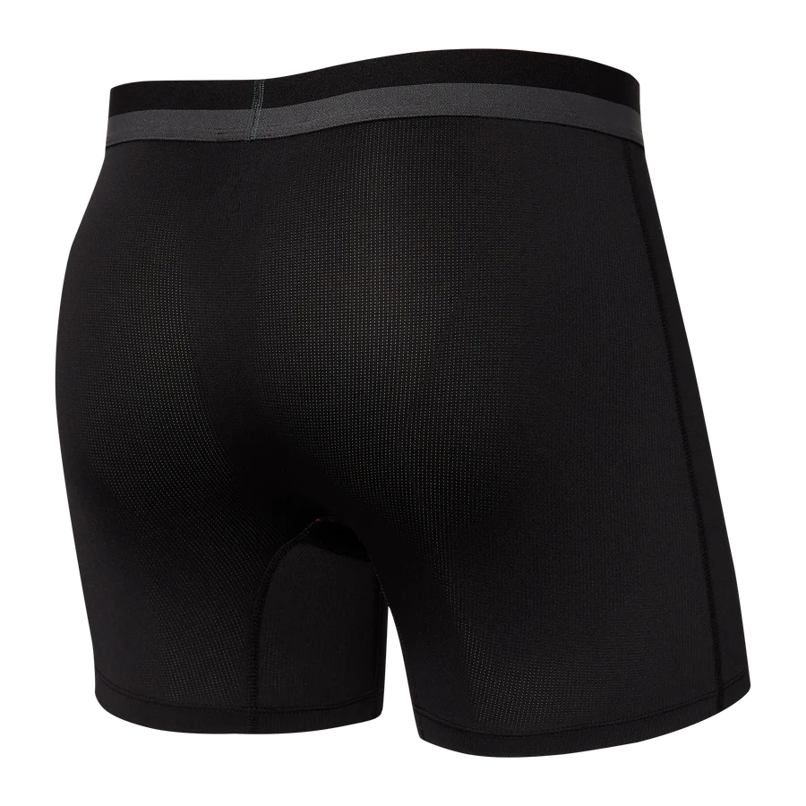 Sport Mesh Boxer Brief 5"- Black- Saxx