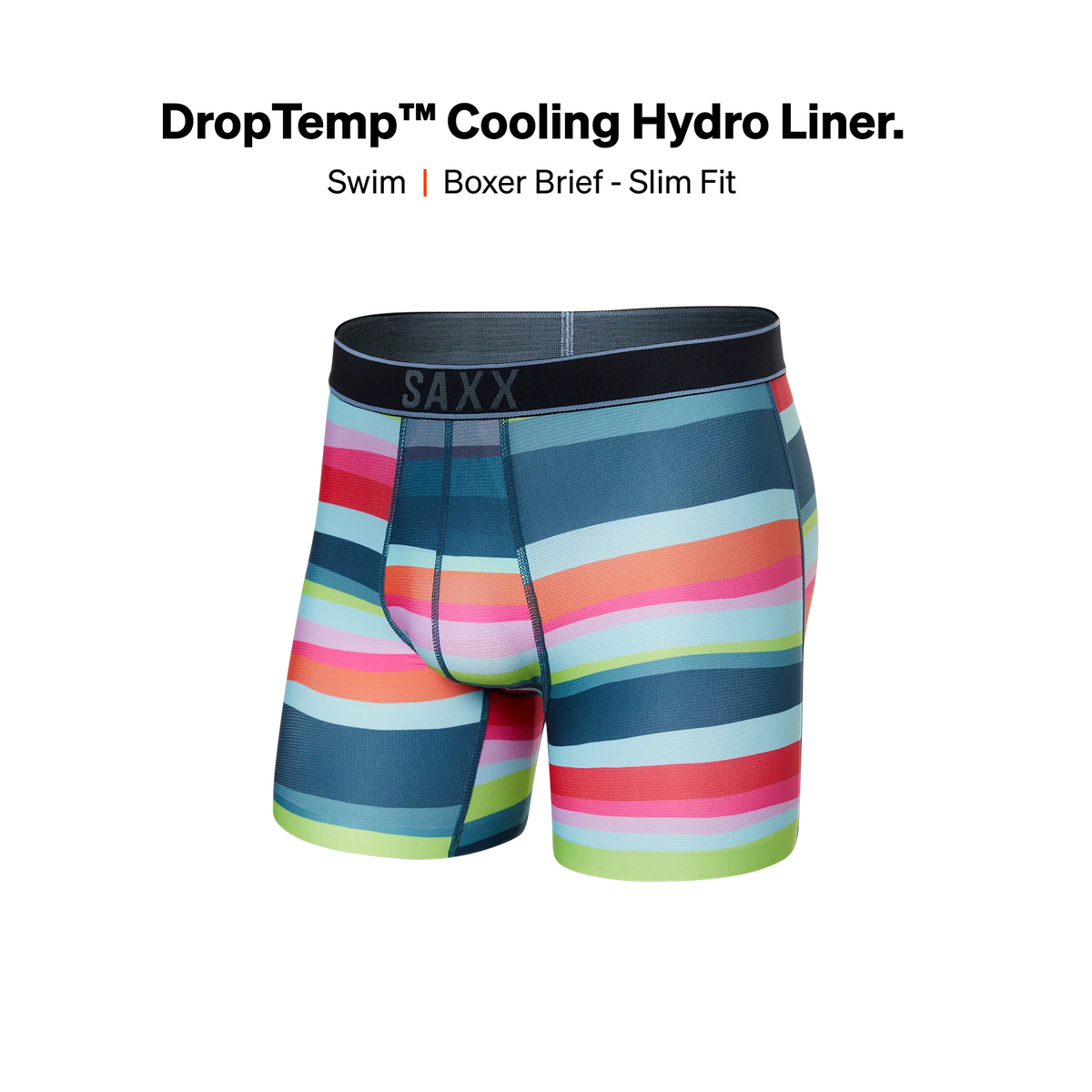 Droptemp Cool Cutback Stripe Multi - SAXX