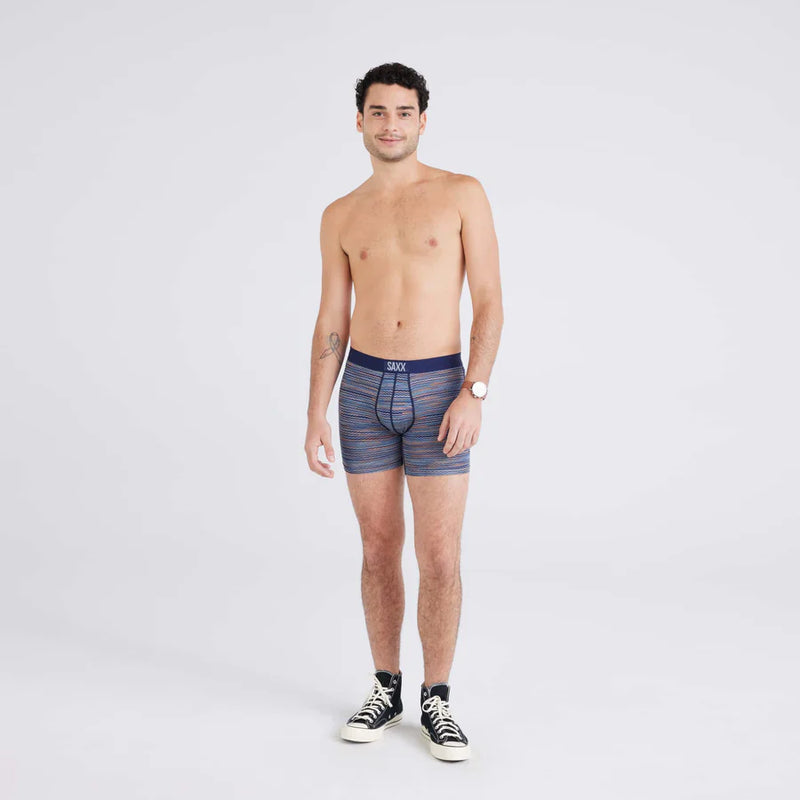 Vibe Super Soft Comfort Blend Boxer Brief 5"-Wavelength Spacedye-Maritime- Saxx