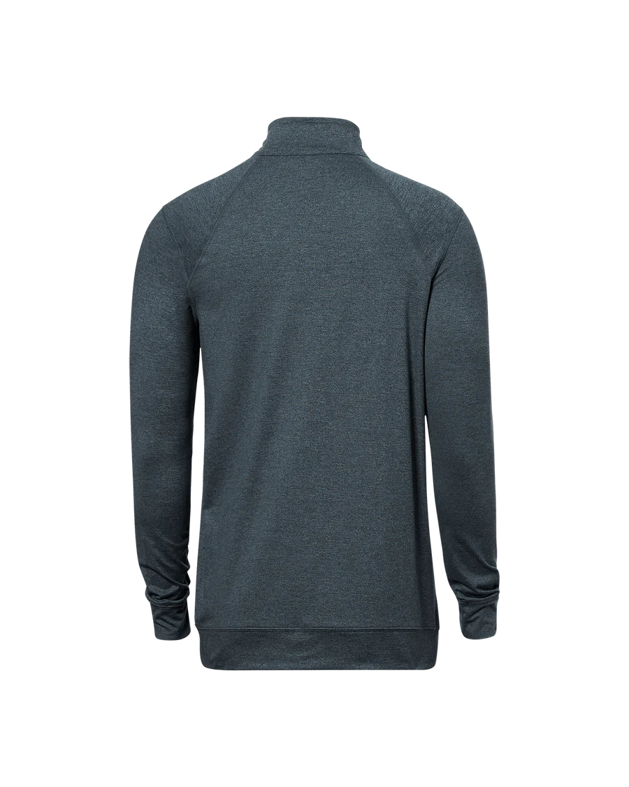 PeakDaze Soft Knit Performance Half Zip/Turbulence Heather SAXX