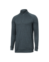 PeakDaze Soft Knit Performance Half Zip/Turbulence Heather SAXX