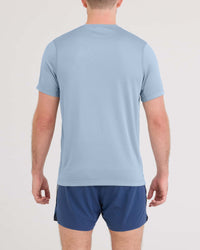 Multi-Sport Perf Tee- Blue Fog