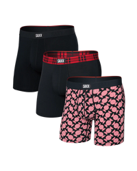 Vibe Xtra BB Fly 3PK - Sweet Stripe/Check WB/Black