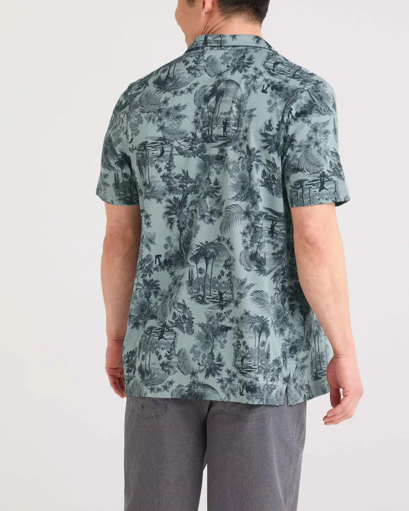 DropTemp Dry Polo - Golf Toile-Silver Pine