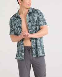 DropTemp Dry Polo - Golf Toile-Silver Pine