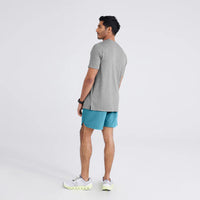 DropTemp™ All Day Cooling Short Sleeve Crew/Tradewinds Heather-SAXX