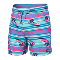 Jetski Stripe- Swim Shorts 5in- SAXX