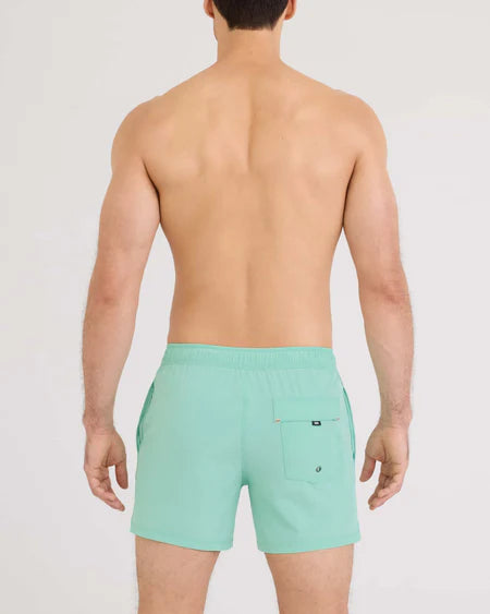 Swim Trunk 5" - Mint Jelly
