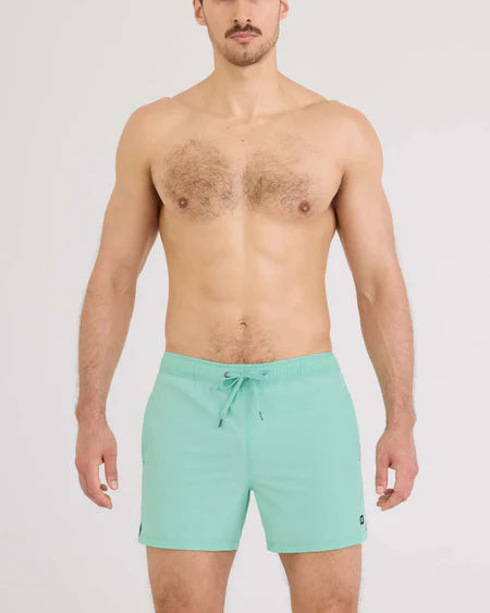 Swim Trunk 5" - Mint Jelly