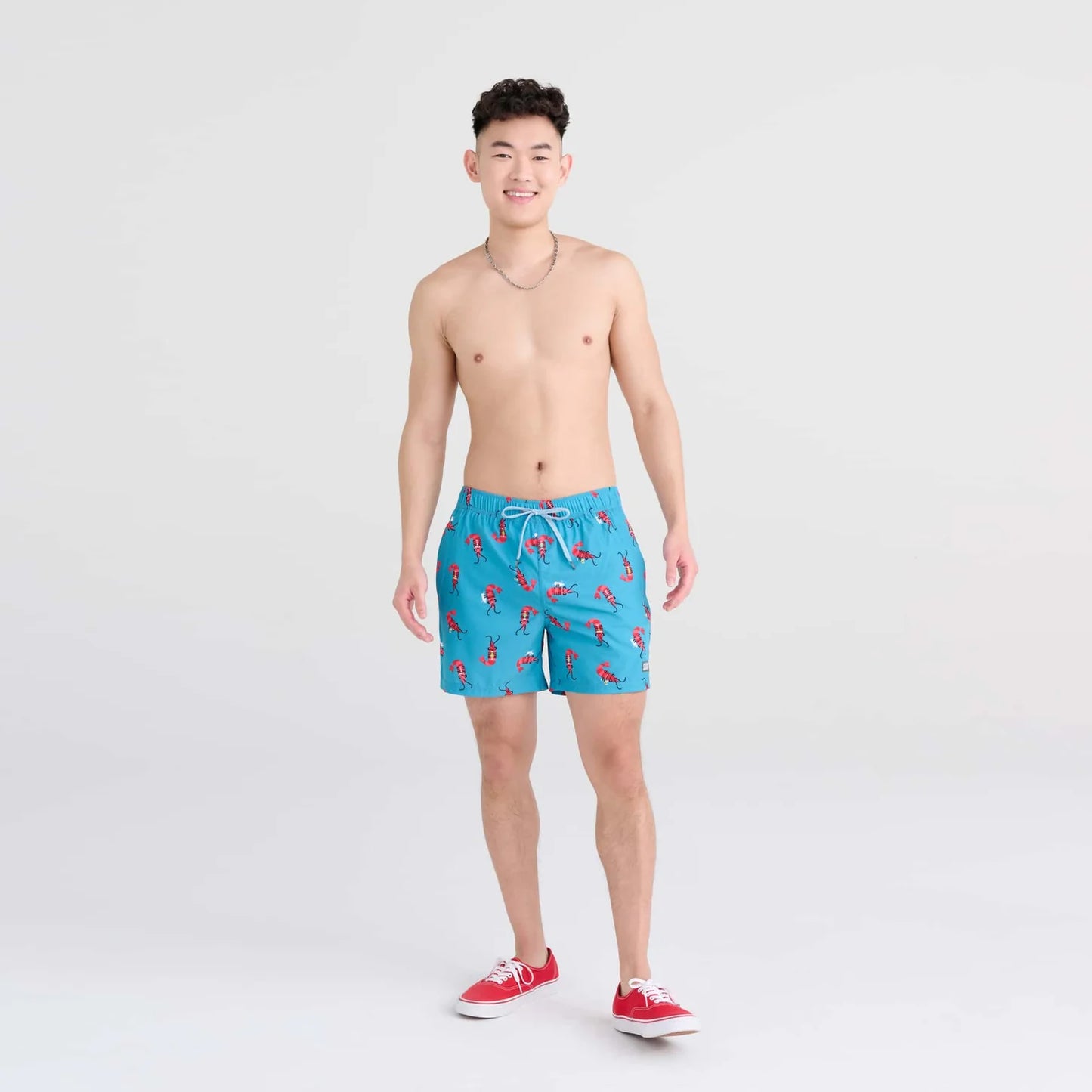 Shrimp Cocktail- Swim Shorts 5in- SAXX