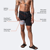 Twists and Shots- Swim Shorts 7in- SAXX