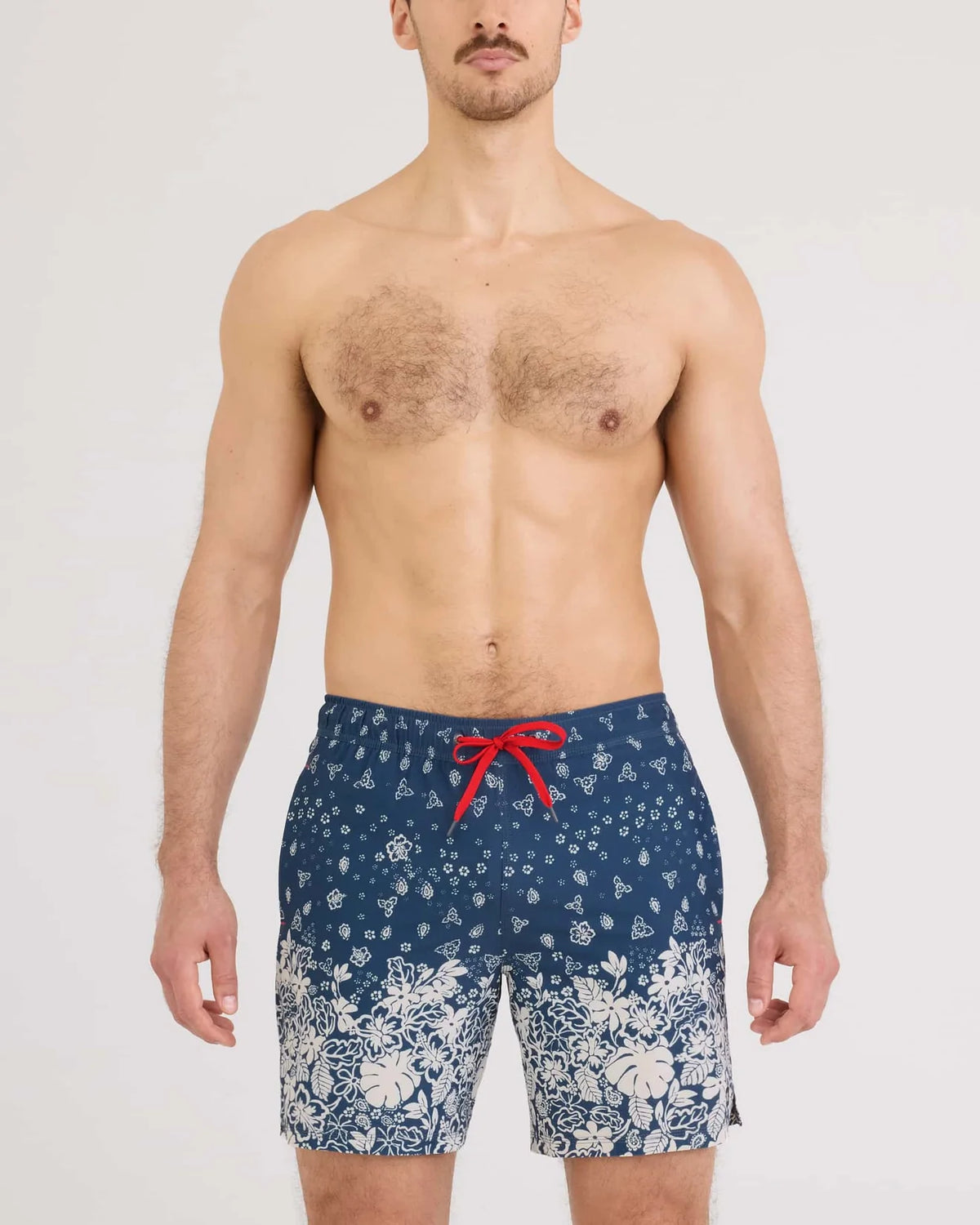 Swim Trunk 7" - Bandana Tropic Indigo