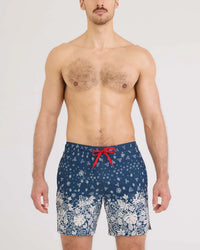 Swim Trunk 7" - Bandana Tropic Indigo
