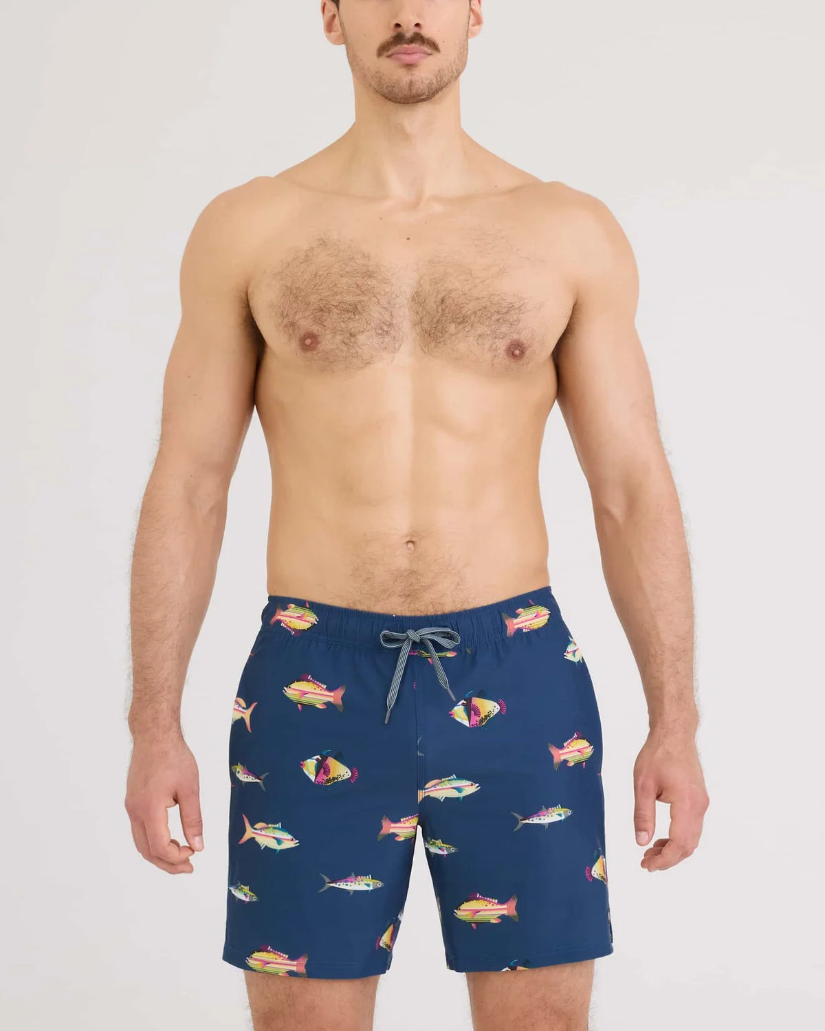 Swim Trunk 7" - Gulf Fish