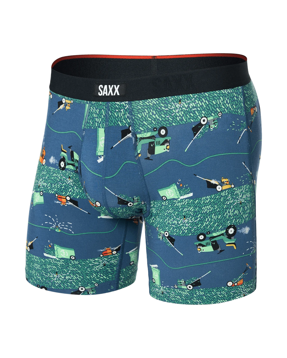Vibe Xtra Soft Comfort Boxer Brief 6" - SAXX -Buzzcut-Dark Denim