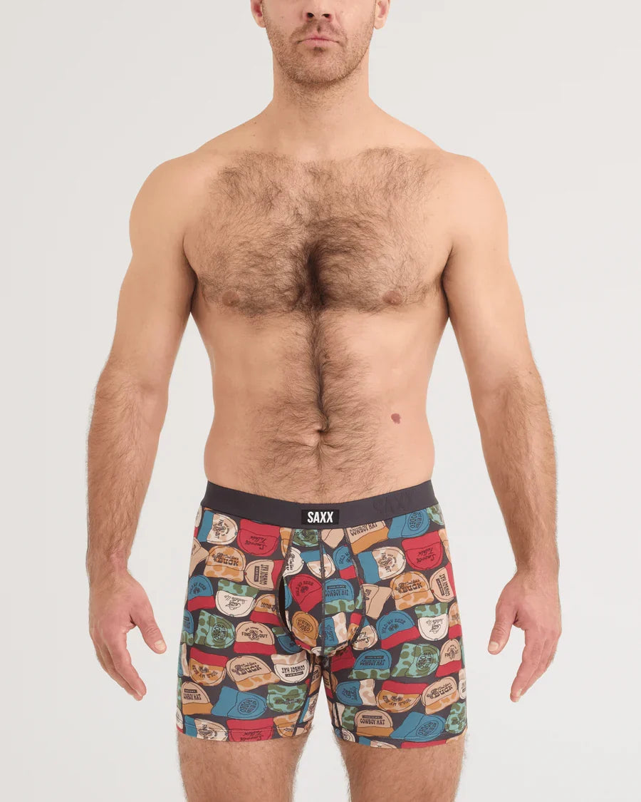 Cowboy Hat- Vibe Xtra Soft Comfort Boxer Brief 6"