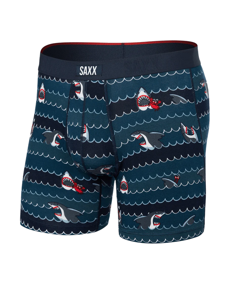 Vibe Xtra Soft Comfort Boxer Brief 6"/Sharky Hurricane SAXX Underwear