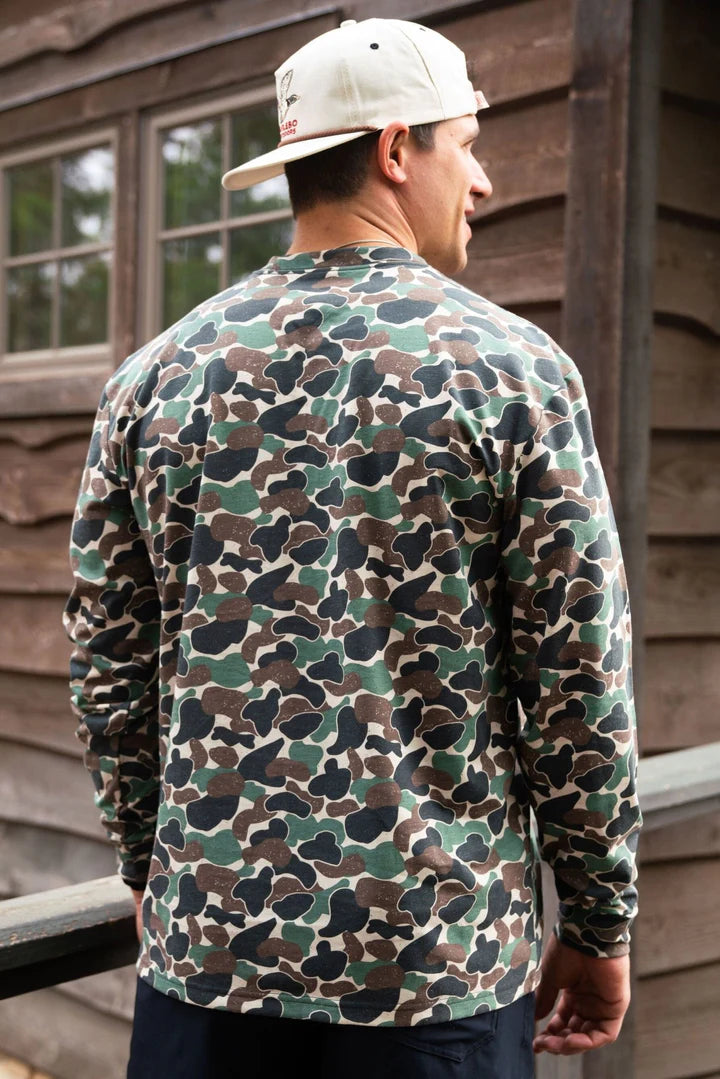 Throwback Camo Tee L/S - Burlebo