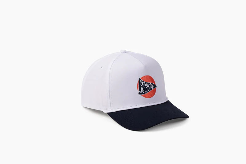 Have a Day Drink Hat White/Navy