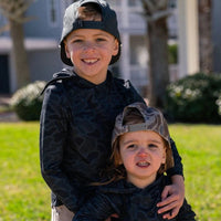 Youth Perf. Hoodie - Black Camo